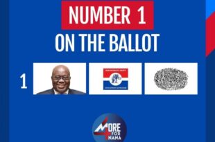 Kwabena Kwabena – Vote Number 1 (NPP Campaign Song) (Prod. by Wei Ye Oteng)