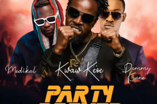 Kwaw Kese Party Rocker Ft Medikal & Dammy Krane Mp3 Download - Ghanaian rapper and MadTime Entertainment boss, Kwaw Kese releases this tune titled “Party Rocker” featuring award-winning rapper, Medikal, and Nigerian afrobeat superstar, Dammy Krane. Production credit goes to Skonti. Listen up and download this free mp3 song below. Kwaw Kese – Party Rocker Ft Medikal & Dammy Krane (Prod. By Skonti)