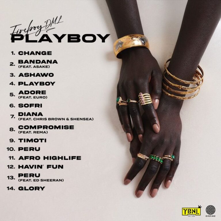 Fireboy-DML-Playboy-Album-Tracklist