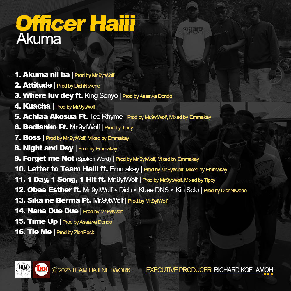 Officer Haiii - Akuma (Full Album) Tracklist