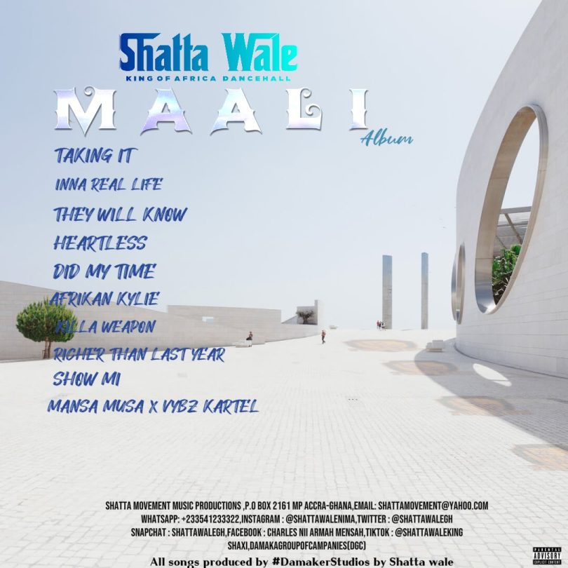 Shatta Wale – Maali (Full Album) Tracklist